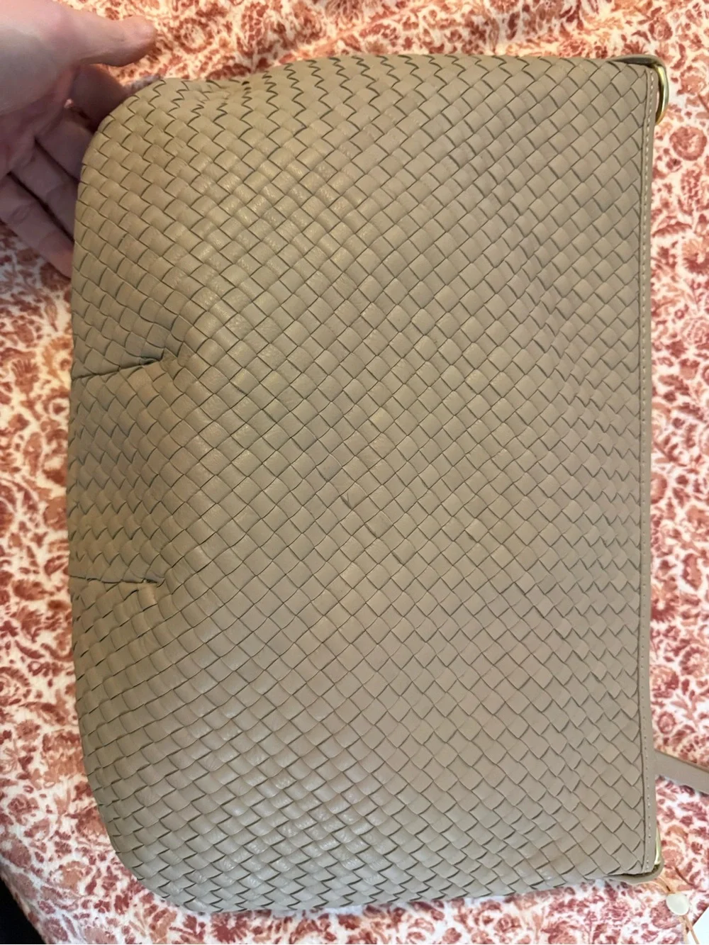 Sloane Handwoven Shoulder Bag - Taupe